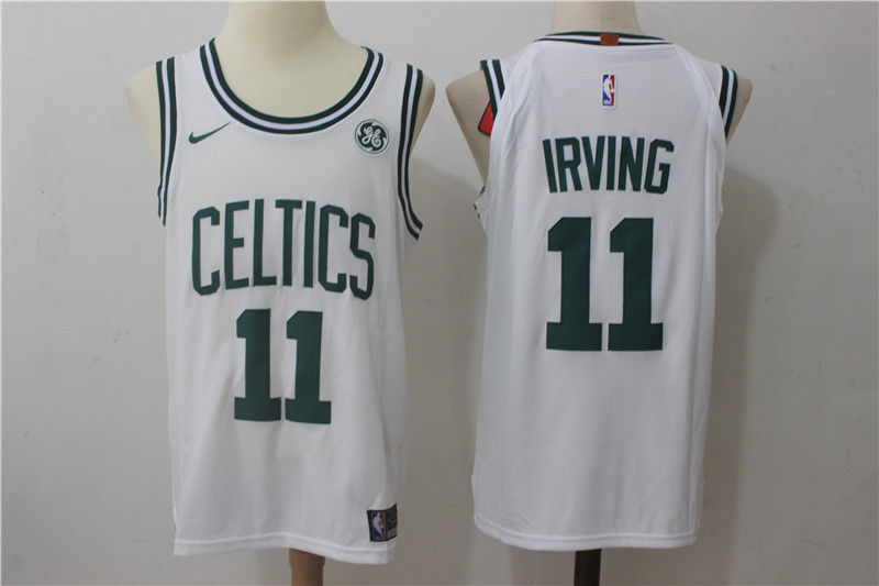 Men Boston Celtics #11 Irving White Game Nike NBA Jerseys->->NBA Jersey